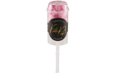 Partydeco Push-Pop Konfetti pink