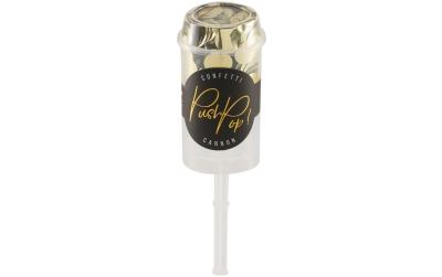 Partydeco Push-Pop Konfetti gold