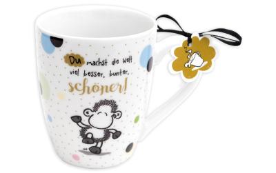 Sheepworld Tasse Besser, Bunter, Schöner