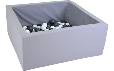 Bällebad soft - eckig Grey