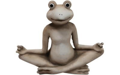 Dameco Frosch aus Polyresin