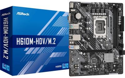 ASRock H610M-HDV/M.2, mATX, LGA1700