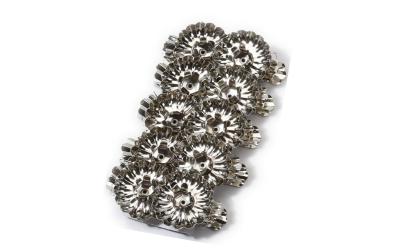 Inge Kerzenhalter-Clip, silber, 10 Stk.