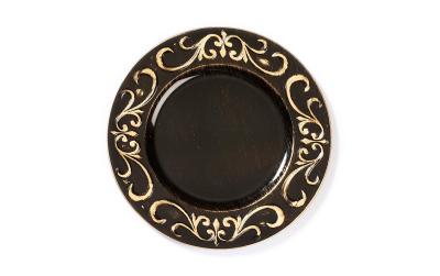 Inge Dekoteller, schwarz, 1 Stk.