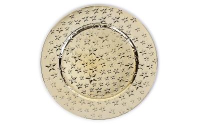 Inge Dekoteller, gold, 1 Stk.