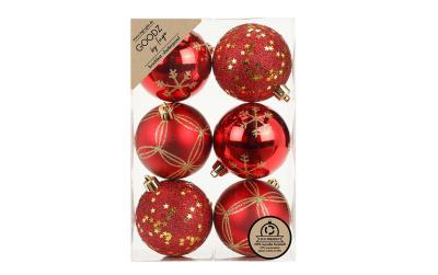 Inge Weihnachtskugel dekoriert, 6 Stk.