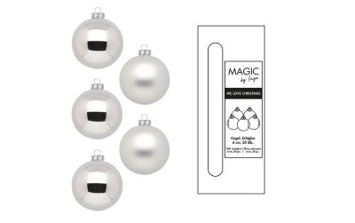 Inge Weihnachtskugel, Frosty Silver