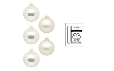 Inge Weihnachtskugel, Champagne, 24 Stk.