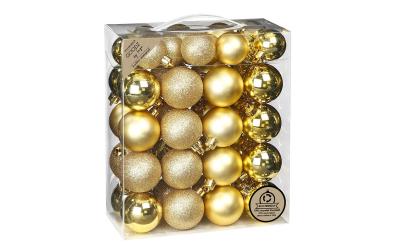 Inge Kugelsortiment, Gold-Mix, 44 Stk.