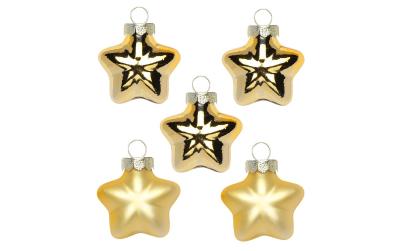 Inge Weihnachtskugel Stern, Inkagold