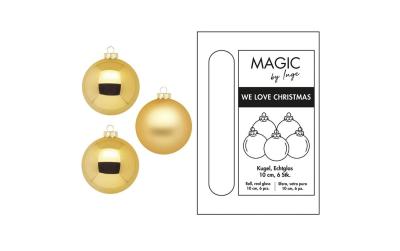 Inge Weihnachtskugeln, Inkagold, 6 Stk.