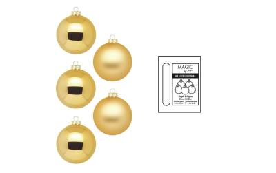 Inge Weihnachtskugeln, Inkagold, 24 Stk.