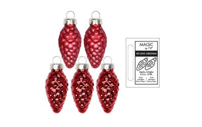 Inge Weihnachtskugel Zapfen, Chianti