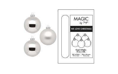 Inge Weihnachtskugel, Frosty Silver