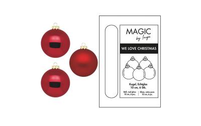 Inge Weihnachtskugel, Ochsenblut, 6 Stk.