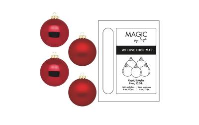 Inge Weihnachtskugel, Ochsenblut, 12 Stk.