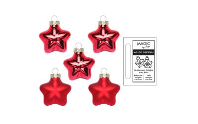 Inge Weihnachtskugel Stern, Merry Red