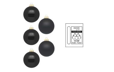 Inge Weihnachtskugeln, Ebony Black