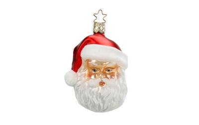 Inge Weihnachtskugel Nikolaus rot,