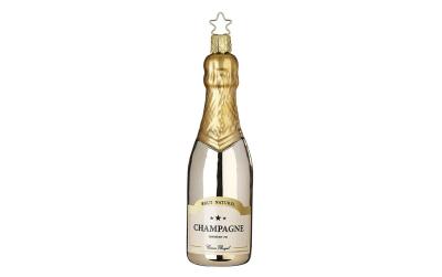 Inge Weihnachtskugel Champagner beige,