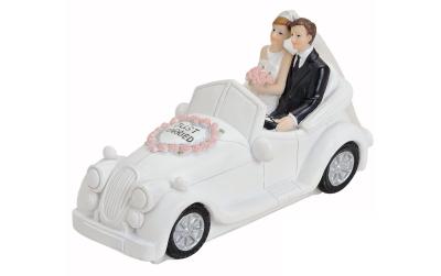 Spardose Hochzeitsauto aus Poly