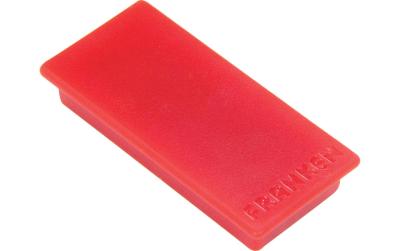 FRANKEN Magnete, 23 x 50 mm, 10 Stück, rot