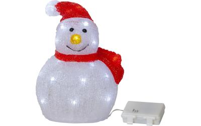 Star Trading Dekoration Crystalo Schneemann