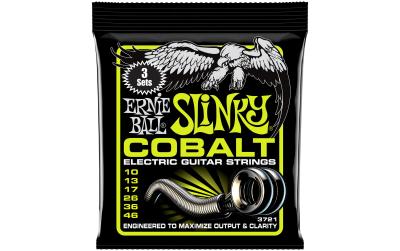 Ernie Ball 3721 Slinky Cobalt, 3er Pack