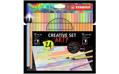 STABILO Pen 68 brush 24er Etui ARTY