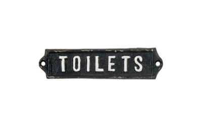 Originals Schild TOILETS