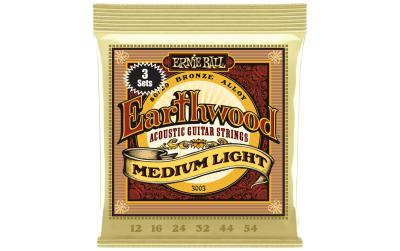 Ernie Ball 3003 Earthwood Bronze, 3er Pack