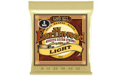 Ernie Ball 3004 Earthwood Bronze, 3er Pack