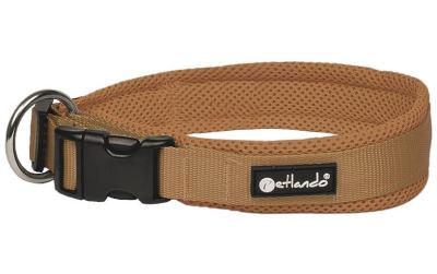Petlando Mesh Halsband cognac S