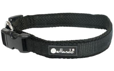 Petlando Mesh Halsband schwarz L