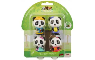 Klorofil 4er-Set Familie Panda