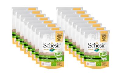 Schesir Cat Bio Huhn 16x85g Kit