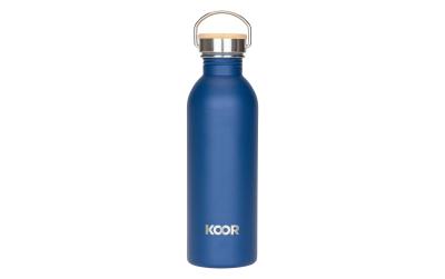 KOOR Flasche 1000ml blau Holzdeckel