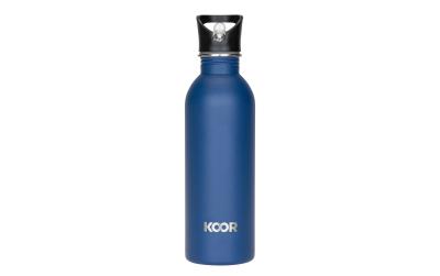 KOOR Flasche 1000ml blau Halm