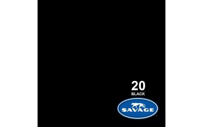 Savage Hintergrundpapier schwarz 3.56 x 32m