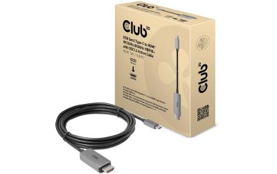 Club 3D, USB Gen2 Type-C tauf HDMI 4K120Hz