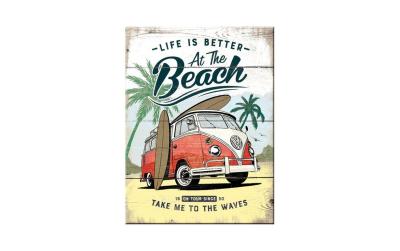 Nostalgic Art Magnet VW Bus - Beach