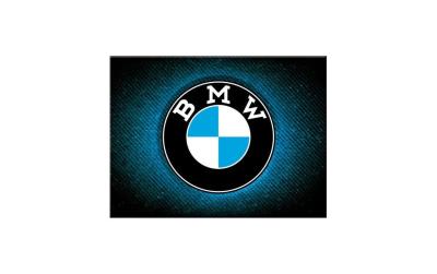 Nostalgic Art Magnet BMW - Logo Blue Shine