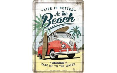 Nostalgic Art Postkarte VW Bus Beach