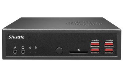 Shuttle Barebone DH32U5, schw.