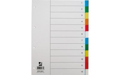 Q-Connect Blanko-Register farbig