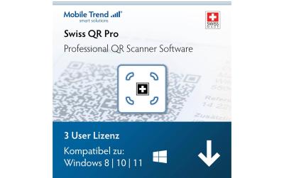 Swiss QR Scanner Pro Windows, 3 User Bundle