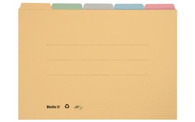 Biella Registermappe Karton farbig