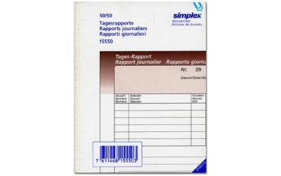 Simplex Tages-Rapport-Buch