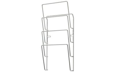 M & B Zeitungsständer, Silber