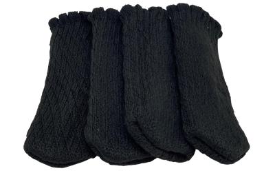 Dameco Stuhlsocken Uni schwarz für Möbel